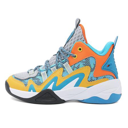 Boys Mid Basketball Shoes Rund Toe Sneakers