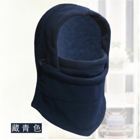 Tykk, multifunksjonell fleece ridehette med maske, CS-hette, utendørs ridehette