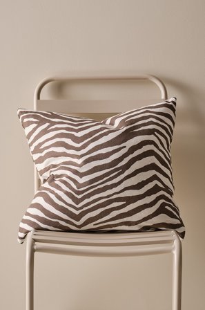 Jotex - Putetrekk 50x50 Cm Naturhvit/brun - SIMBA - Kjøp Pynteputer & trekk hos Jotex