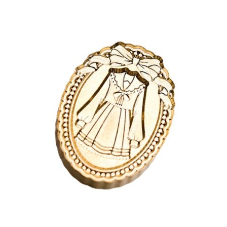 Retro Vokssegl Stempelhoved Til Træstempelsæt DIY Kuvertindretning Festsæt Dekoration