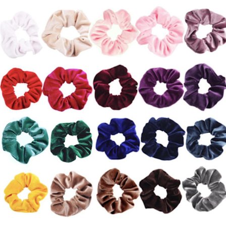 Stora Velvet hair Scrunchies, hårsnoddar , hårband , Hair bands
