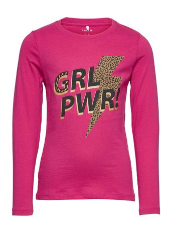 Nkfrnari Ls Top T-shirts Long-sleeved T-shirts Rosa Name It