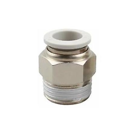 8 st Luft Snabbkoppling Pneumatiska Kopplingar Snabbkopplingar Dia. 4mm för Bilindustrin Vit, PT1/8