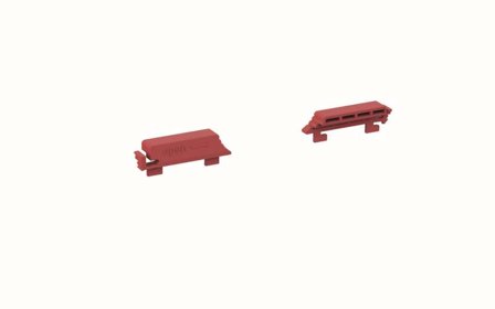 BACHMANN Locking clips rd IEC C13 VPE