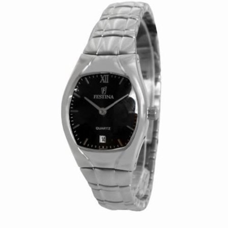 Klocka - FESTINA - F6684-2 - Kvarts - Analog - Svart stål