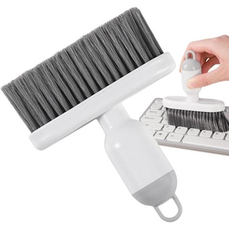 Datatastatur Rengjøringsbørste Myk Statisk Børste for Skjerm Bærbar Elektronikk Rengjøring Skjermrenser Lydopptaksutstyr Skrivebordsvedlikehold