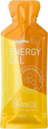 LinusPro Nutrition Energy Gel Orange 40 g, Sport & Velvære, Protein & Energi, Energigel