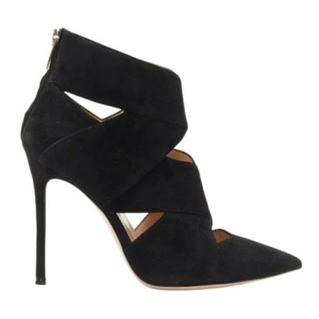 Gianvito Rossi Pre-owned, Pre-owned Leather boots Zwart, Dames, Maat:36 EU,suede