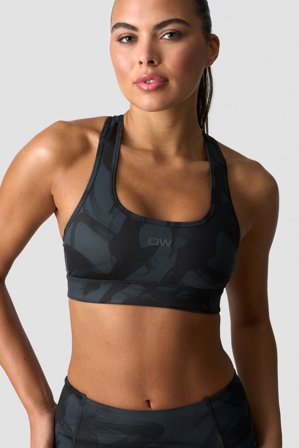 ICANIWILL - Sculpt Sports Bra W Smoke Grey - Sport-BH - Dam - Träningskläder från ICIW
