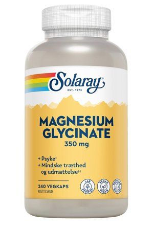 Solaray Magnesium Glycinate 240 stk, Helse & Madvarer, Mineraler, Multimineraler