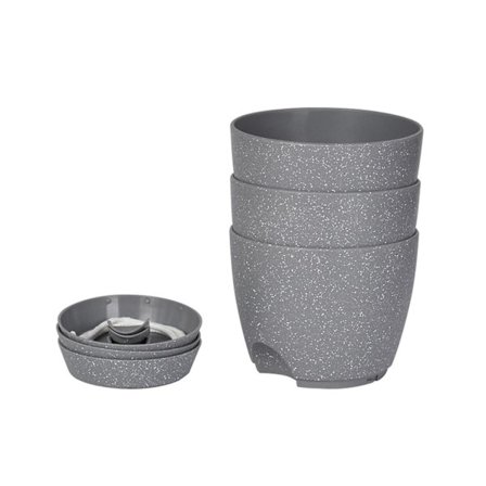 3 kpl Kastelukasveja, Ilmavia Ruukkuja, Syvä Alusallas