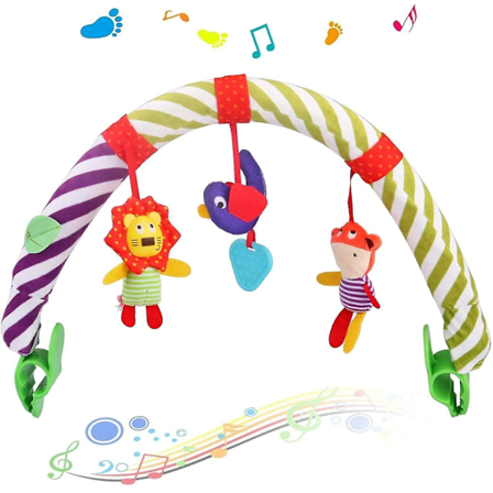 Baby Buespillbue med Rasle Reiselekbue 0+ Måneder