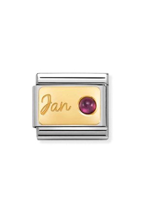 Stones 18k Gold January birthstone Garnet