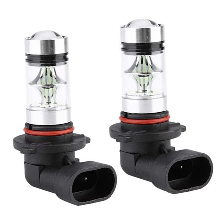 2x 9006 HB4 8000K Isblå 100W LED Lyspærer Kit Bil Kjørelys