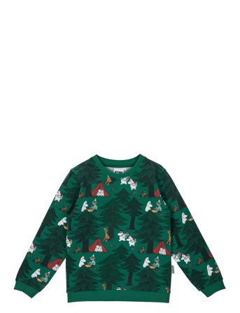 MUMIN Tältliv Collegetröja - Green - 110
