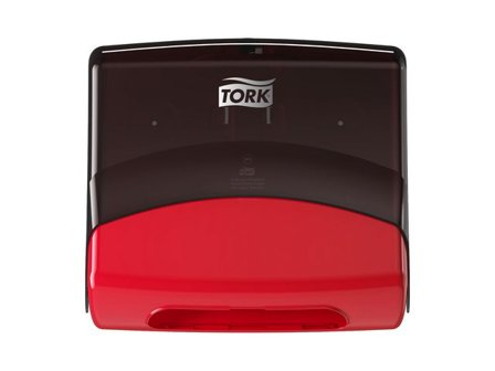 TORK Dispenser W4 Torkduk röd - Lyreco - Städ och hygien - Toalettpapper och torkpapper - Hållare - Industritork