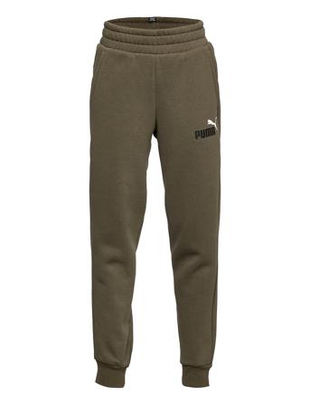 Ess+ 2 Col Logo Pants Fl Cl B Green PUMA