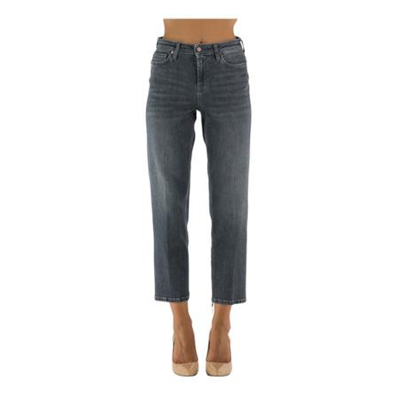 Don The Fuller, Cropped Jeans Grijs, Dames, Maat:W25
