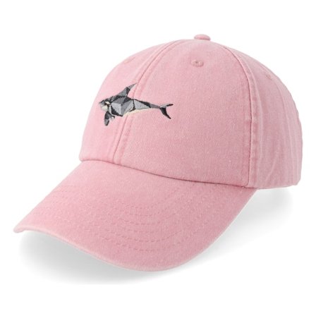 Origami - Rosa unconstructed Cap - Origami Orca Vintage Washed Dusky Pink Dat Cap / Unstructured @ Hatstore