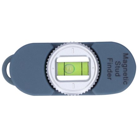 Magnetisk sømfinder bærbar metaldetektor med niveauindikator til stålsøm skruer grå