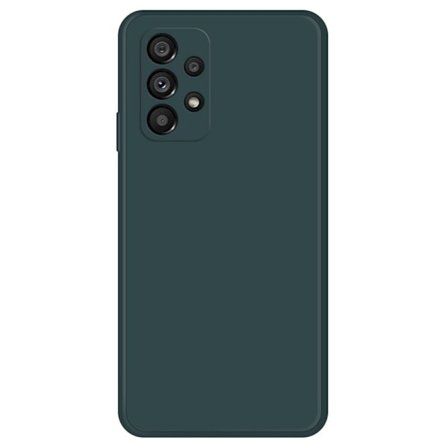 Skråt gummicover mod fald til Samsung Galaxy A53 5G - Sortliggrøn