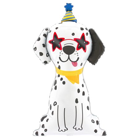 Folieballong Sittende Dalmatiner