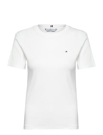 Slim Cody C-Nk Ss Tops T-shirts & Tops Short-sleeved White Tommy Hilfiger