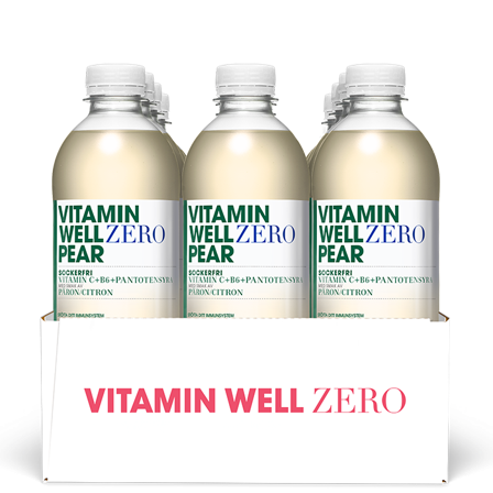 12 x Vitamin Well Zero Vitamindryck 500 ml