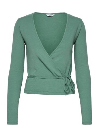 Enally Ls V-N Tee 5314 Green Envii