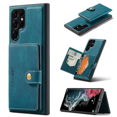 Samsung Galaxy S22 Ultra - Effektfullt Skal med Korthållare