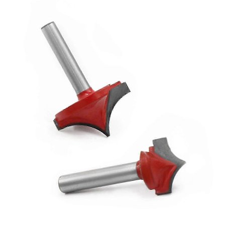 Routerbits Groove Point Skærende Rund Kant 6mm Skaft 8mm Blad Til Træbearbejdning Fræser Værktøj Udgave 0617