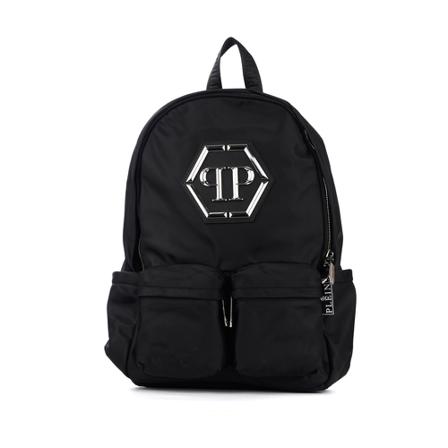 Philipp Plein Rugzaks , Zwart , Heren , Maat: ONE Size Rugzakken