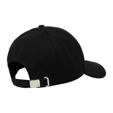 Karl Lagerfeld, Futuristic Logo Cap Zwart, Dames, Maat:ONE Size