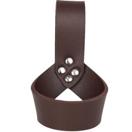 Medeltida Svärdhållare Slida Skida KAFFE coffee