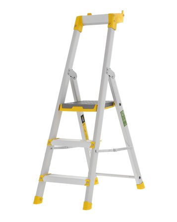 W.steps 55P Trappestige med certificeret aluminium 3-trins, Stiger & stilladser