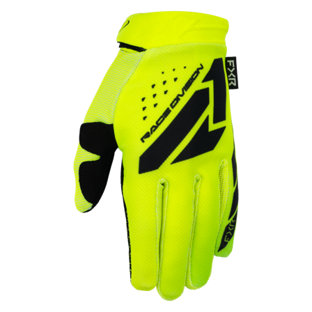 Gants Cross FXR Reflex 26 Enfant Hi-Vis/Noir L