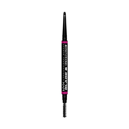 Nyx Professional MakeUp Blade & Shade Nano Brow Pencil 12 - Black 0,06g - Matita sopracciglia