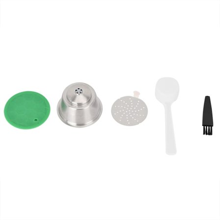 Genanvendelig rustfri stål genopfyldelig kaffekapsel kompatibel med Dolce Gusto