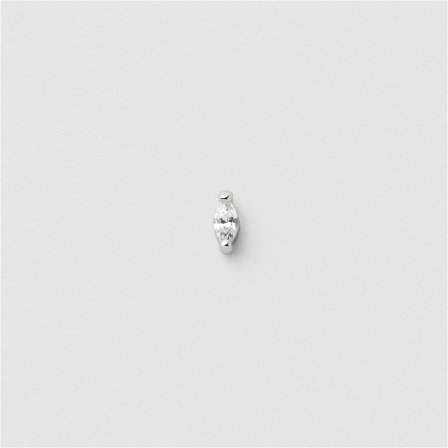 Marquise Piercing (XS) - Sterling Silver - Safira