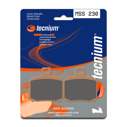Brzdové Destičky Tecnium Maxi Scooter Sinterované Kovové Zadní - Piaggio X9 250 2000-2004