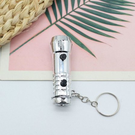 8 stk mini lommelykt nøkkelring lampe ultrafiolett LED lommelykt