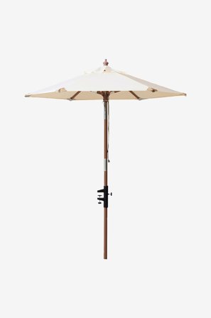 Cinas - Parasol (altan) Ø1,8 m polyester - Hvid - Parasoller - Fra Homeroom