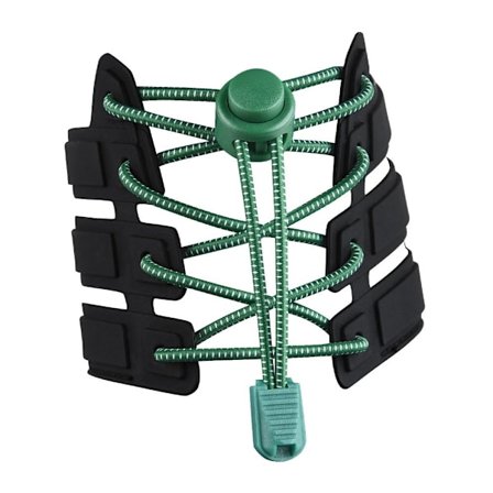 No Tie Snørebånd Reflekterende Snørebånd GRØN