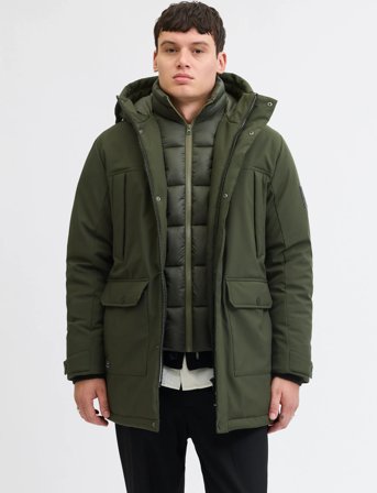 Jack & Jones Jjfinn Softshell Parka - Green - S