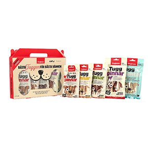 Dogman Box, 355g - Mix med alle de bedste tyggeben