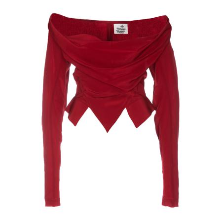 Vivienne Westwood Blouses , Rood , Dames , Maat: S