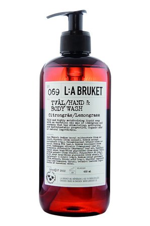 L:A BRUKET 069 Hand & Body Wash Lemongrass 450 ml, Skincare, Håndpleje, Håndsæbe