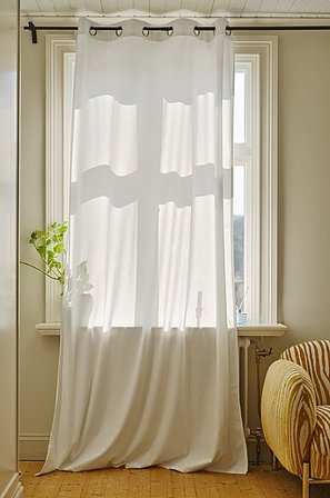 Jotex - Ösenvorhang Aus Samt 1-länge Weiß - SAVANNAH - Kaufe Gardinen mit Ösen bei Jotex