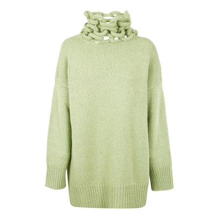 Ermanno Scervino Turtlenecks Grøn, Dame Rullekraver