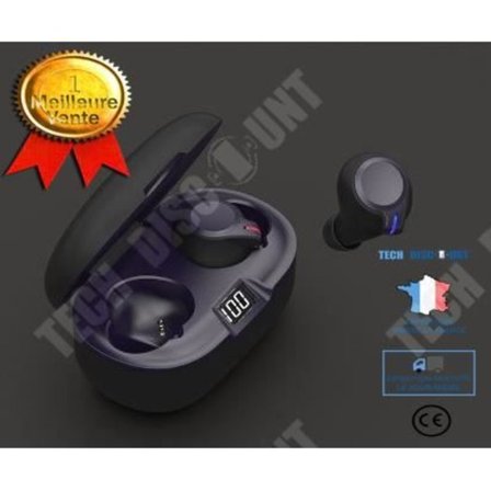 Bluetooth-hörlurar - TD - TWS - Svart - Batteritid 4 timmar - Bluetooth 5.0